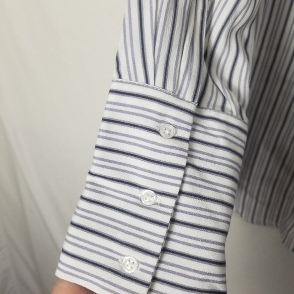 NWT 14th & Union striped button down top women's size Medium (148) - Picture 8 of 8